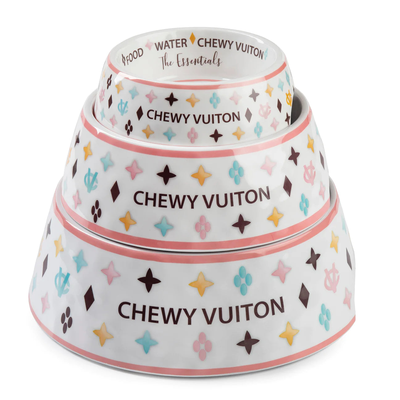 Chewy V White Bowl