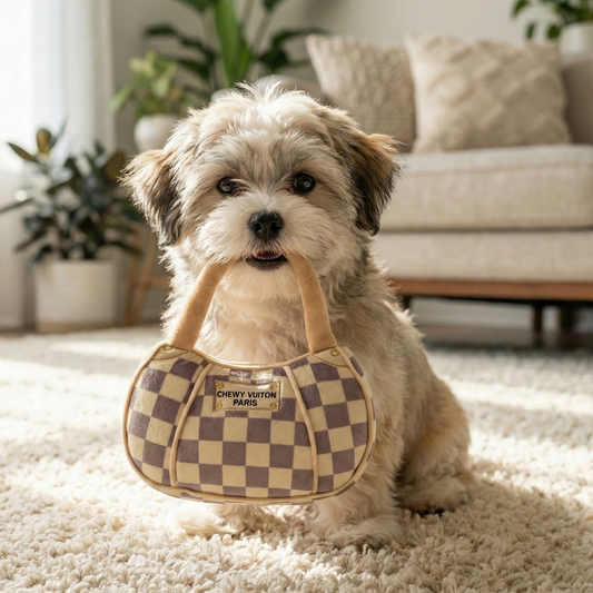 Chewy V Checker Handbag
