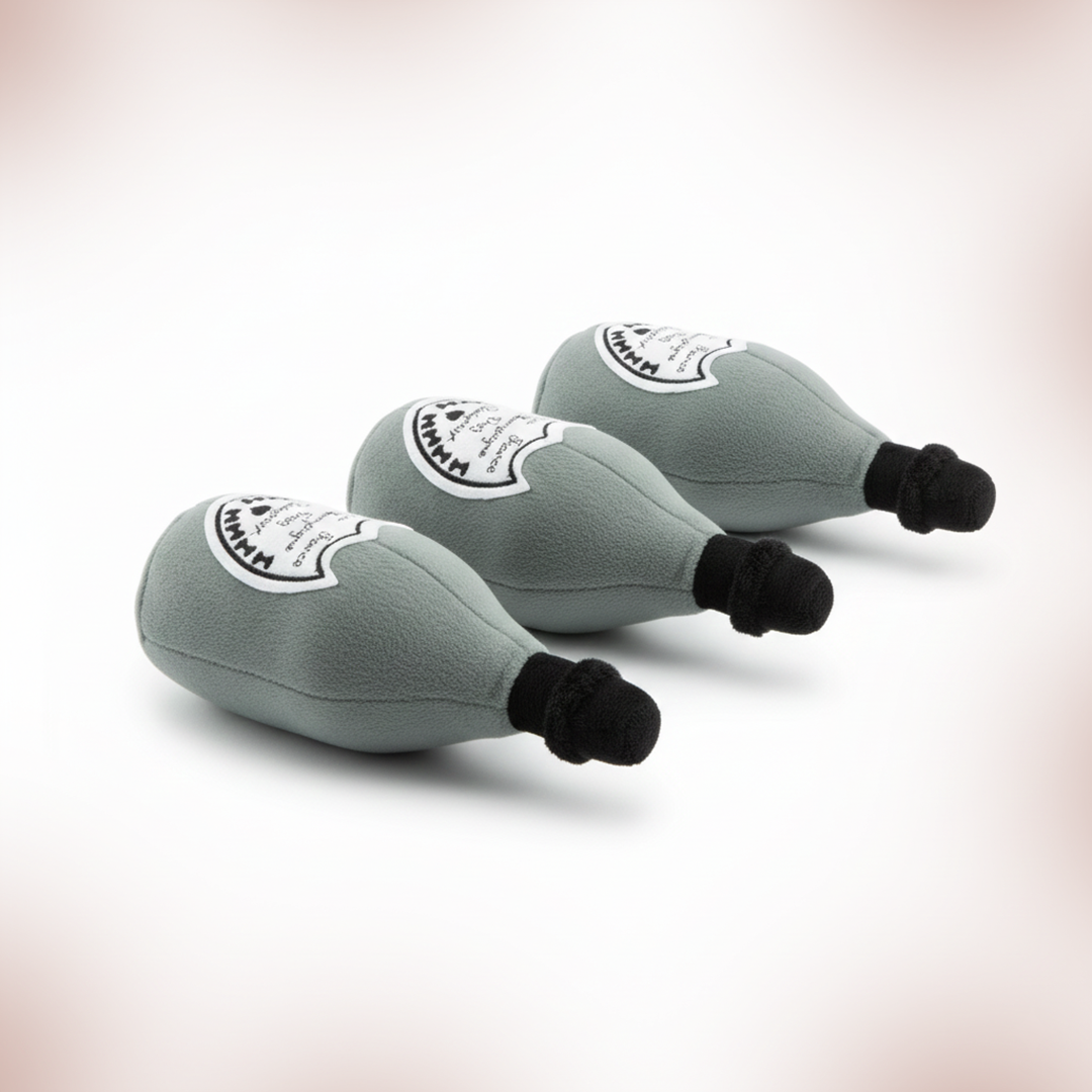 Dog Perignonn Champagne Toy