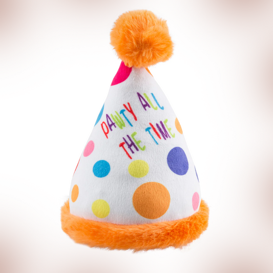 Happy Birthday Pawty Hat Toy
