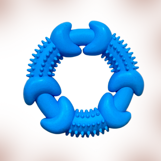 Blue Teething Chew Toy