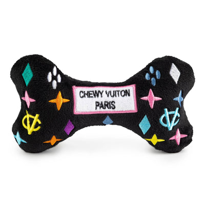 Chewy V Black Monogram Bone