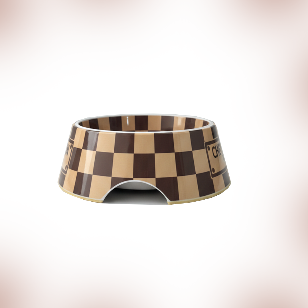 Chewy V Brown Bowl Dog Bowl