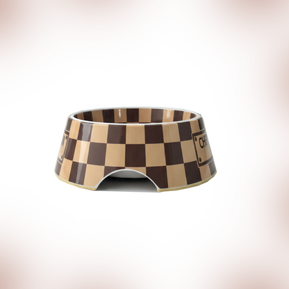 Chewy V Brown Bowl Dog Bowl