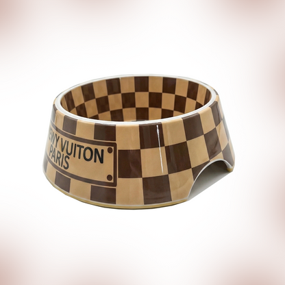 Chewy V Brown Bowl Dog Bowl