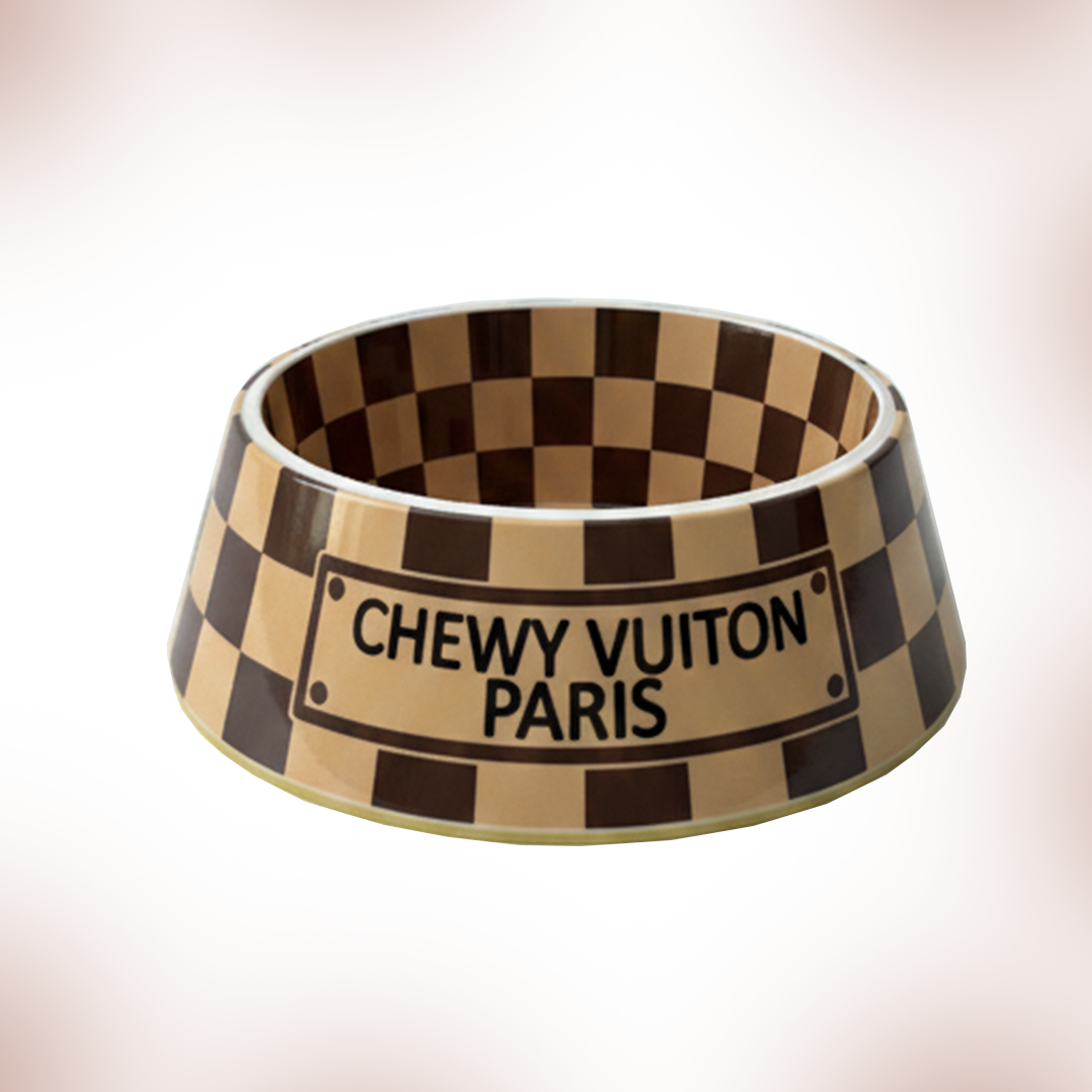 Chewy V Brown Bowl Dog Bowl