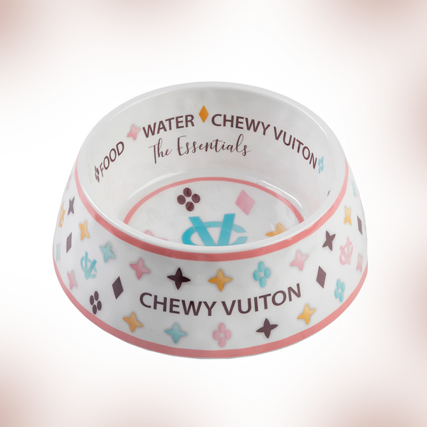 Chewy V White Bowl