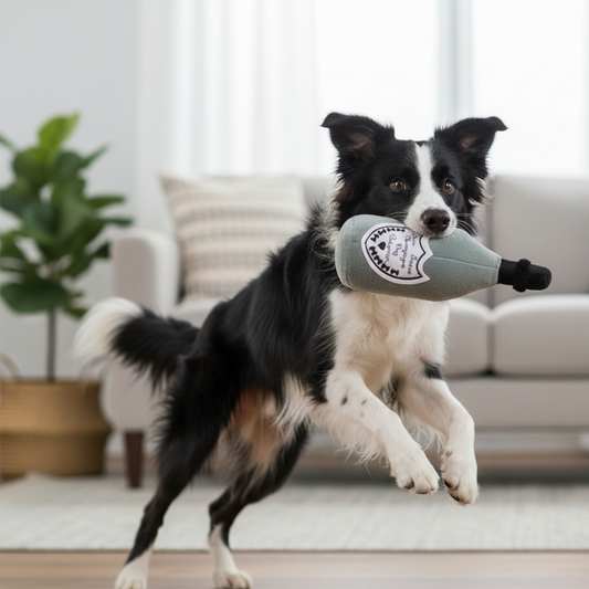 Dog Perignonn Champagne Toy
