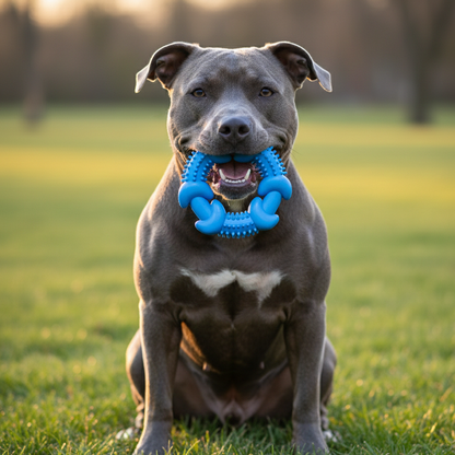 Blue Teething Chew Toy