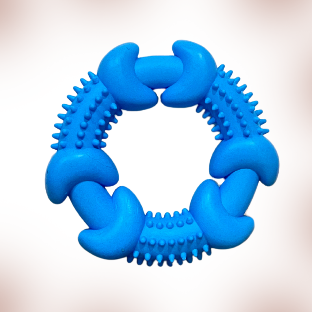Blue Teething Chew Toy