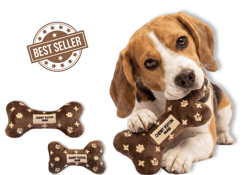 Chewy V Brown Bone Dog Toy