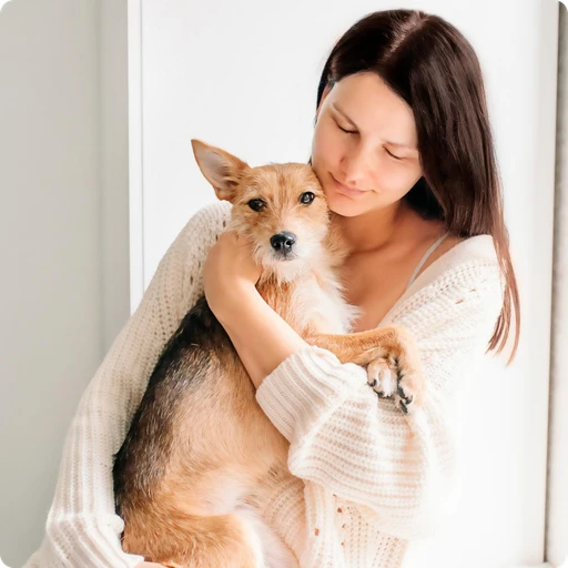 Happy dog moment
